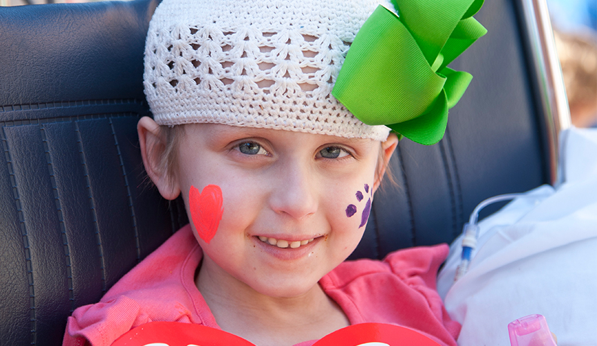 A Le Bonheur Children's Hospital brain tumor patient